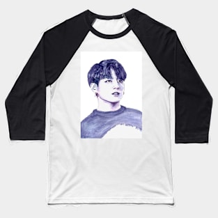 BTS Jungkook Watercolour Design by NiamhYoungArt Baseball T-Shirt